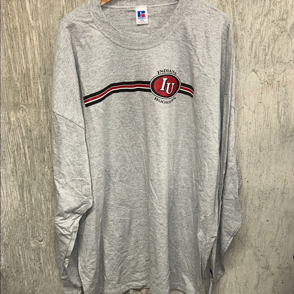 Russell Athletic Gray‎ Indiana Hoosiers Long Sleeve Tee XXXL
